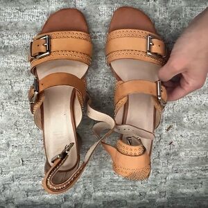 ☀️🌴Shoe The Bear Leather Sandals with Adjustable Straps